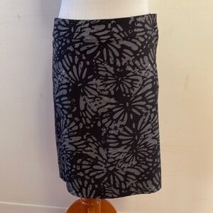 Rip Skirt black gray skirt Sz S